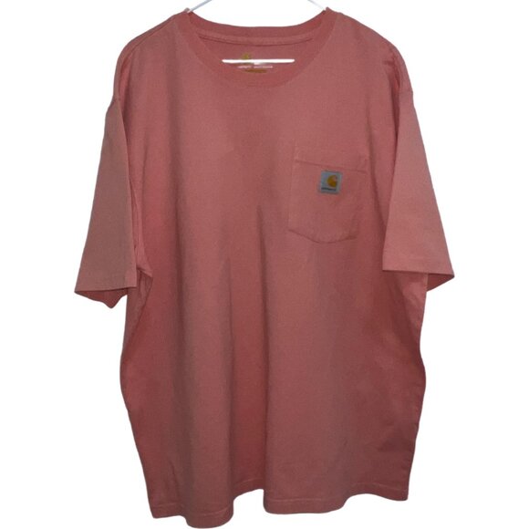 0784 Carhartt Original Fit Big&Tall Short Sleeve Pocket Tee - Picture 1 of 1